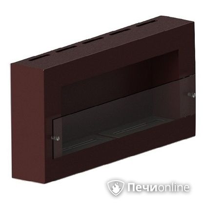 Биокамин ЭкоЛайф Window Fat II Glass black burgundy Арома в Самаре